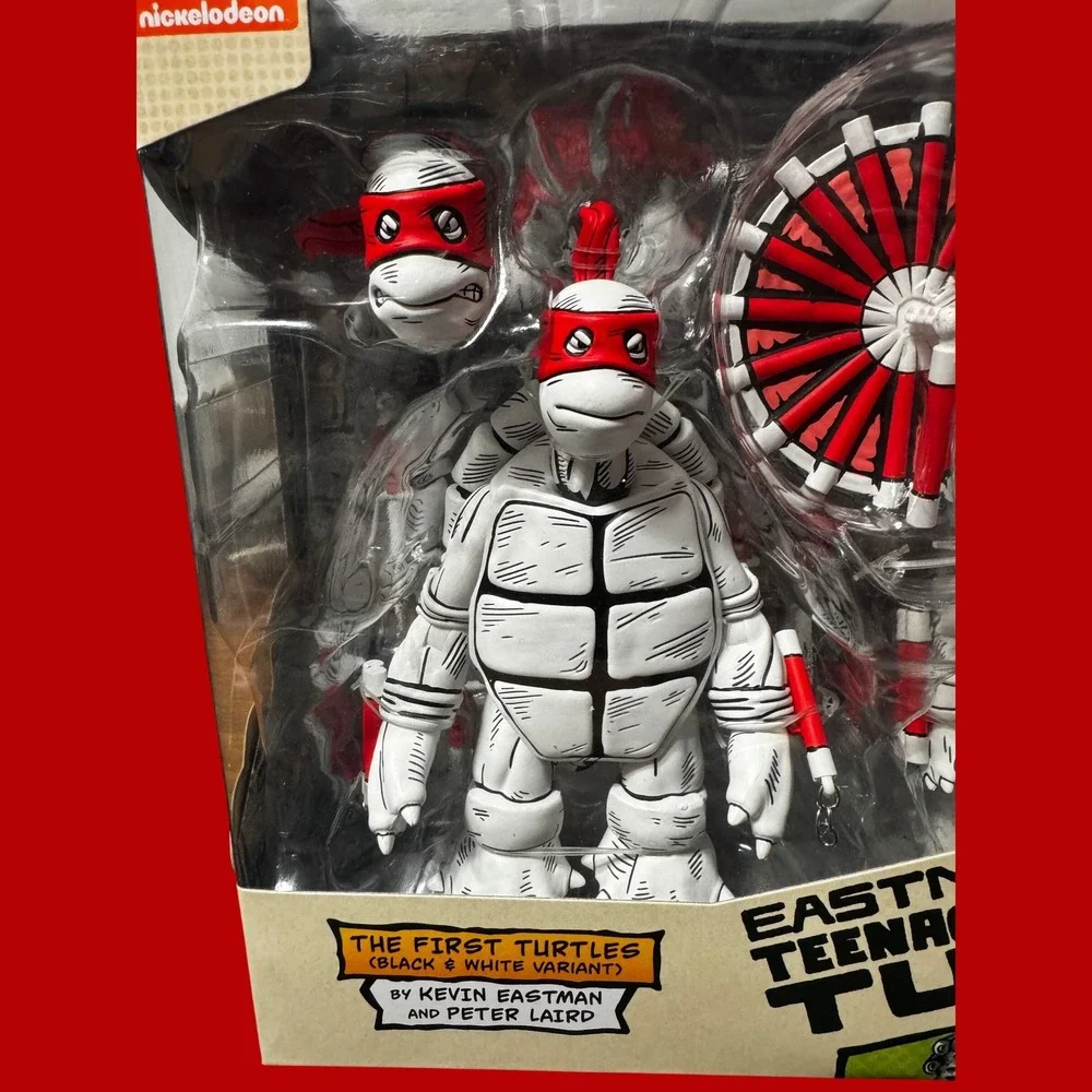 NECA TMNT The First Turtles Black & White Variant 2-Pack Action Figures NEW